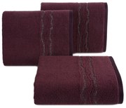 BAVLNENÝ UTERÁK KARIN 50X90 CM BORDOVÁ