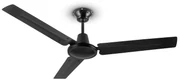 Spin Doctor, stropný ventilátor, 55 W, 122 cm, 3 ramená, nehrdzavejúca oceľ, čierny