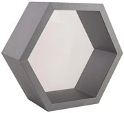 Závesná polička FHS 300 sivý 67702 300x260x115x18