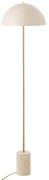 Béžová stojacia lampa s kovovým tienidlom (výška 155 cm) Sheffield – House Nordic