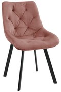Jedálenská stolička SJ.33 pudrovo ružová