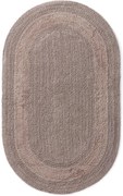 Kúpeľňový koberček Javo Cotton sepia ovál