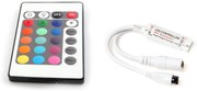 ECOLIGHT Diaľkový IR ovládač k RGB LED pásiku - 24 tlačidiel
