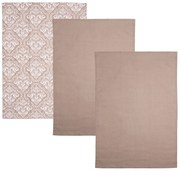 Orion Kuchynská utierka Beige, 50 x 70 cm, sada 3 ks