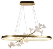 LED Stmievateľný luster na lanku LED/55W/230V 3000-6500K + diaľkové ovládanie