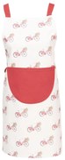 Kuchynská bavlnená zástera pre dieťa Red Bicycle - 48 * 56 cm