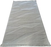 Moderný koberec v boho štýle TWIST CREAM 30629A – krémová a béž Rozmer: 60x100 cm