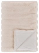 Krémovobiela deka z umelej kožušiny 130x180 cm Galena – House Nordic