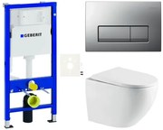 Závesný WC set Geberit do ľahkých stien / predstenová SAT SIKOGESREX67D50