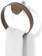 Nástenný držiak na uterák z orechového dreva Wireworks Yoku