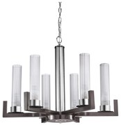 Kolarz 6009.80660 - Luster na reťazi RAGGIO 6xE14/25W/230V matný chróm