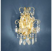 Eglo 39604 - Nástenné svietidlo FENOULLET 1xE14/25W/230V zlatá