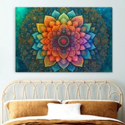 DUBLEZ | Žiarivá mandala na stenu - Obraz