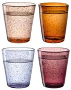 Leonardo pohár Burano teplej farby 330 ml 4 ks