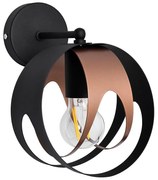 Nástenné svietidlo MOONLIGHT 1xE27/15W/230V čierna/medená