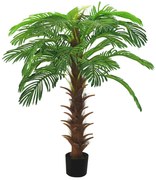 Umelá palma Cycas s kvetináčom 140 cm zelená