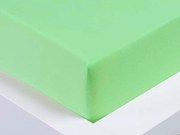 XPOSE® Detská jersey plachta Exclusive – svetlo zelená 70x140 cm