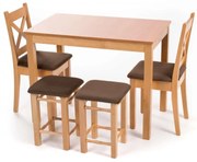 Jedálenský komplet VITO 1+2+2 jelša