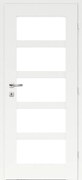 Classen Lukka Interiérové dvere M3 rámové 60 P, 646 × 1985 mm, fólia, pravé, biele, presklené