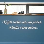 DUBLEZ | 3d Nápis z dreva na stenu - Vitajte v našom príbehu