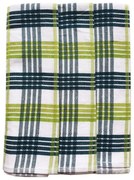 Polášek Károvaná utierka Egypt – 3 ks - č. 82 | Zelená / biela