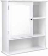 Skrinka Zrkadlová Martina biela 60X18X64