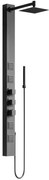 Mexen Orco, sprchový panel, čierna, 7607-03-70