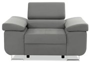 Kreslo Torezio 1, Dostupné poťahy: ekokoža Soft 11 (čierna) + Lux 06