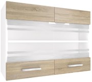 Kuchynská skrinka Belini horná 80 cm dub sonoma  TOR SGW80/3/WT/DS/0/E