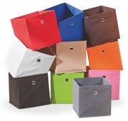 Látkový box do otvoreného regálu - 32x32x31 cm