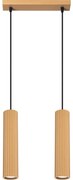 Sollux SL.1555 - Luster na lanku KARBON 2xGU10/10W/230V zlatá