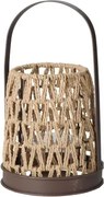 Lampáš 18x32 cm, povraz/kov%