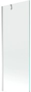 Mexen Next, vaňová zástena 1-krídlová 70 x 150 cm, fixné krídlo, 6 mm číre sklo, chrómový profil, 895-070-000-00-00-01