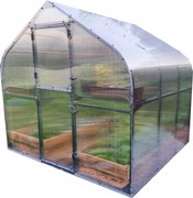 Skleník Polykarbonátový Tunel 5M2 250X200 Ptf Poľsko Antracit Grafit