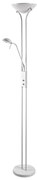 Brilagi - Stmievateľná stojacia lampa SCARLETT 1xR7s/230W/230V + 1xG9/40W biela