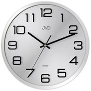 Dizajnové nástenné hodiny JVD HX2472.7 strieborné