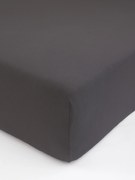 Jersey plachta s elastanom Deluxe 140 × 200 cm – tmavosivá