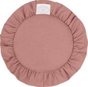 Mini podložka s volánom sýto ružová