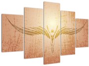 Obraz - Anjelská abstrakcia (150x105 cm)