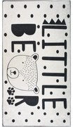 Čierno-biely prateľný detský koberec 160x230 cm Little Bear – Vitaus