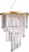 Závesný luster Ideal Lux Carlton SP12 zlatý E14 12x40W 50cm