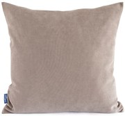 DEKORAČNÁ OBLIEČKA NA VANKÚŠ VELURI 40X40CM BÉŽOVÁ