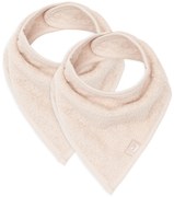 Podbradník bandana 2ks Pale Pink