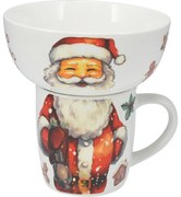 Raňajková sada Santa, 2 ks, porcelán