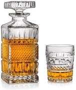 Crystal Bohemia BRITTANY whisky set (1 + 6)