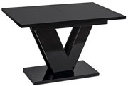 Jedálnský rozkladací stôl ARES čierny lesk- vintino.sk