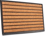 Rohožka Striped 105935 - na von aj na doma, 45x75, hnedá, chodba / predsieň, Hanse Home