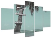 Obraz - Palma v Karibiku (150x105 cm)