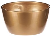 Keramický obal na kvety Terakota, pr. 15 cm, zlatá