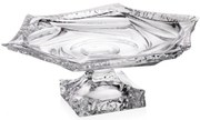KRIŠTÁĽOVÝ PODNOS BOHEMIA FLAMENCO ICE NA NOHE 330MM